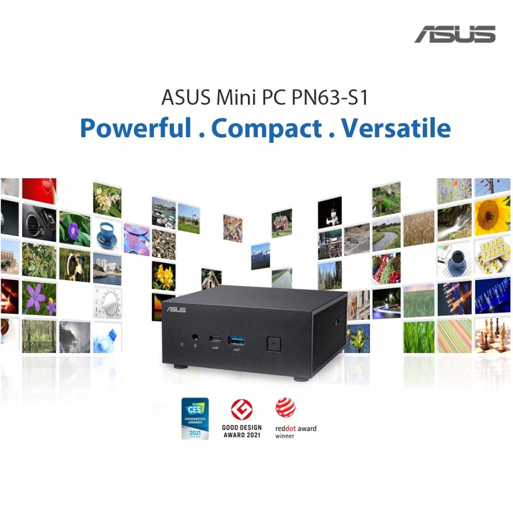 ASUS Mini PC PN63 S1 with 11th Gen Intel Core i5 Processor and Intel Iris Xe Graphics Windows 11