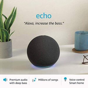 Echo (4th Gen, 2020 release) | Premium sound powered by Dolby and Alexa