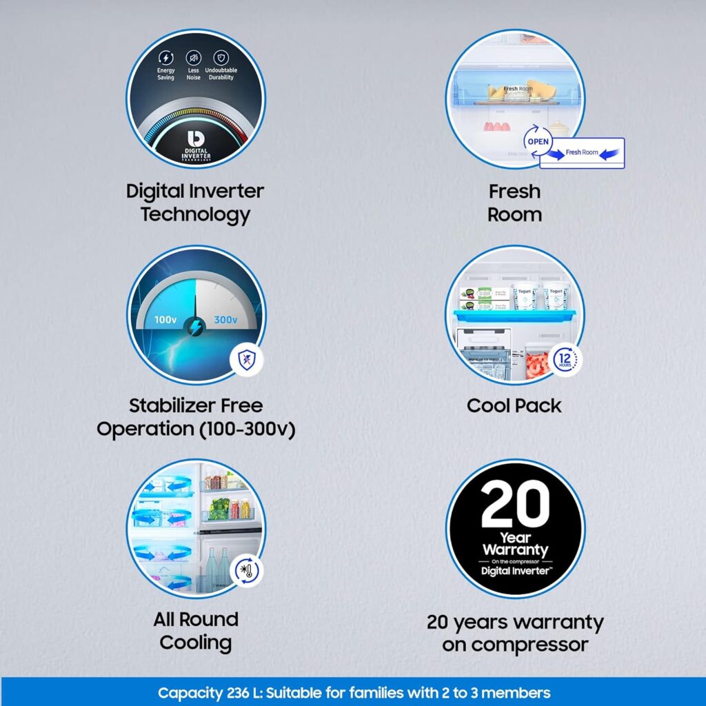 Samsung 236 L 2 Star Digital Inverter