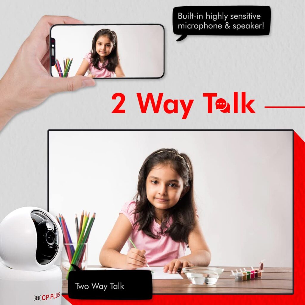 CP PLUS 3 MP Full HD Smart Wi-fi CCTV Camera