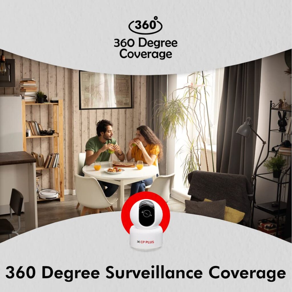 CP PLUS 3 MP Full HD Smart Wi-fi CCTV Camera