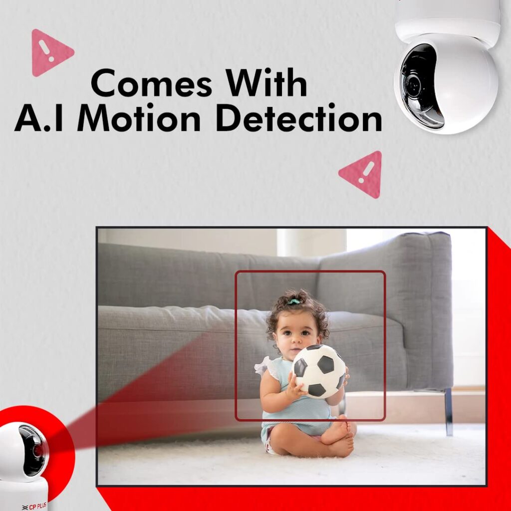 CP PLUS 3 MP Full HD Smart Wi-fi CCTV Camera