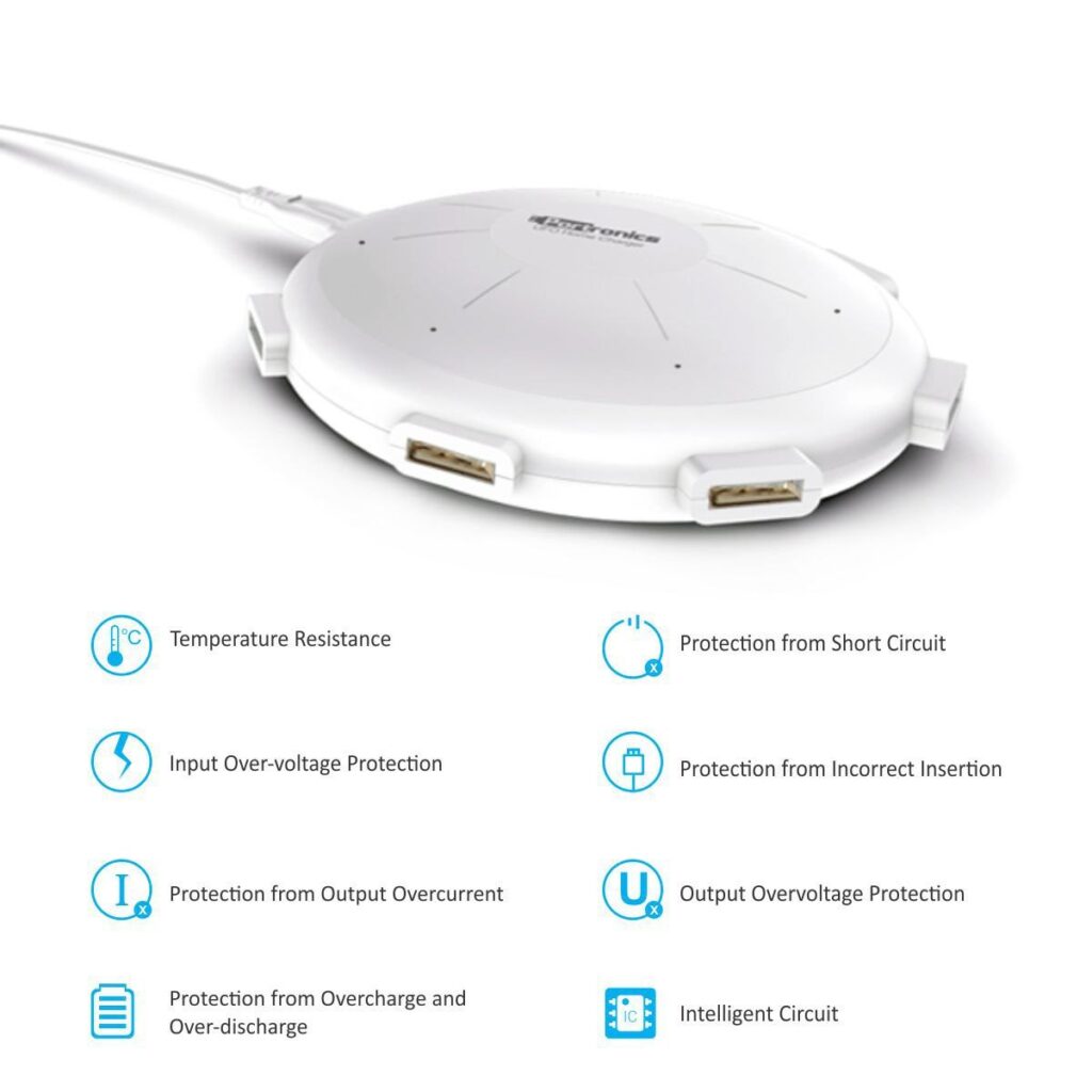 Portronics POR 343 UFO USB Home Charger