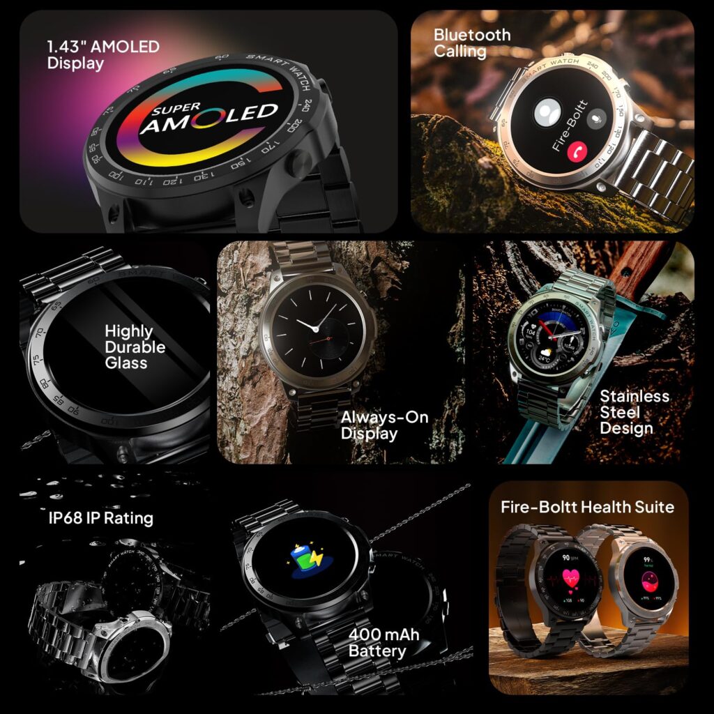 Fire-Boltt Dagger Luxe 1.43" Smartwatch