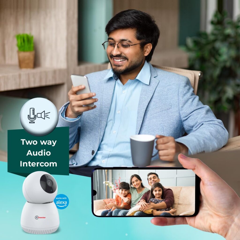 Trueview 2MP Smart CCTV Wi-fi Home Security Camera