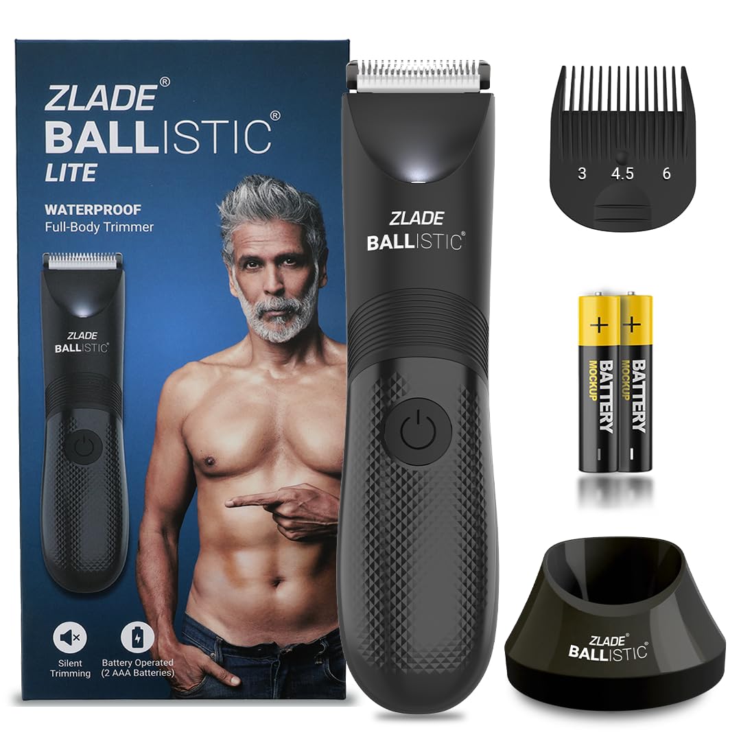Zlade Ballistic LITE Manscaping Body Trimmer for Men