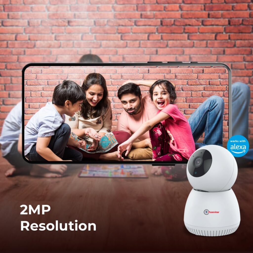 Trueview 2MP Smart CCTV Wi-fi Home Security Camera