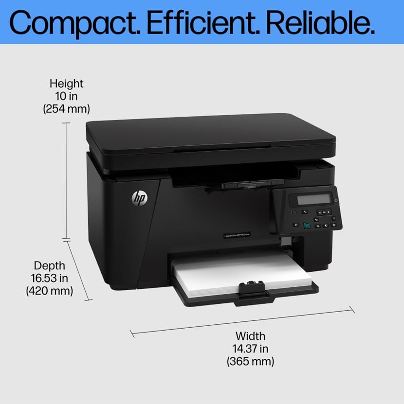 HP Laserjet Pro M126nw All-in-One B&W Printer for Home