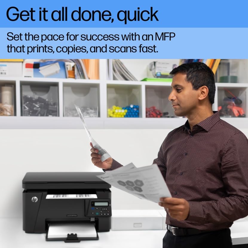 HP Laserjet Pro M126nw All-in-One B&W Printer for Home