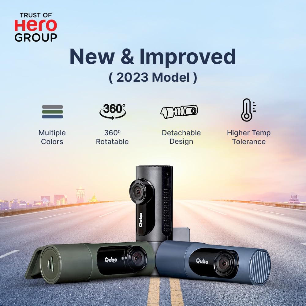 Qubo Car Dash Camera Pro X from Hero Group