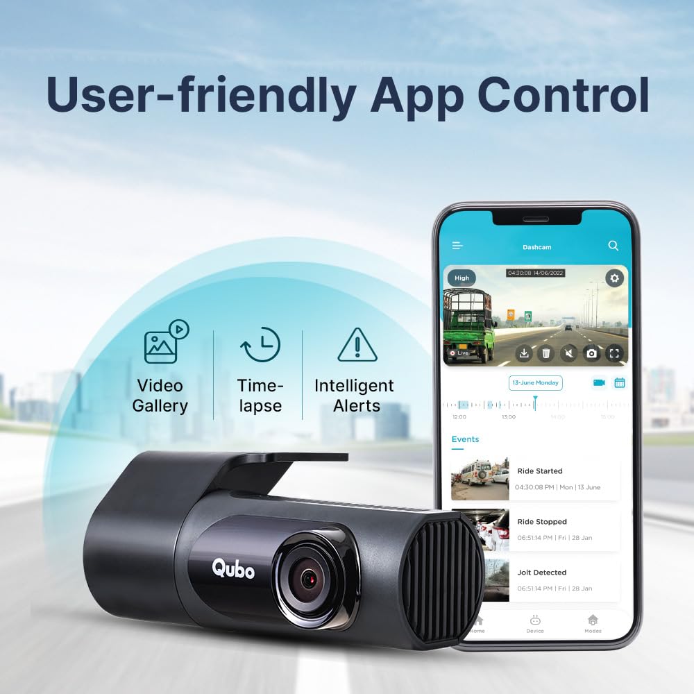 Qubo Car Dash Camera Pro X from Hero Group