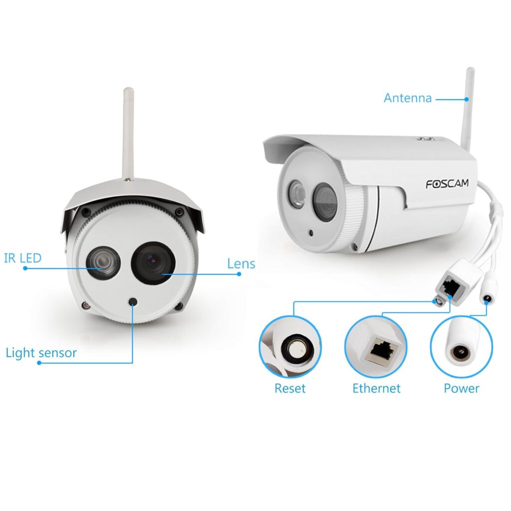 Foscam FI9803P HD 720P Wireless Plug and Play IP Camera