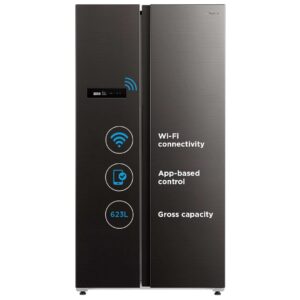Midea 592 L Side By Side, Wi-Fi Double Door Refrigerator