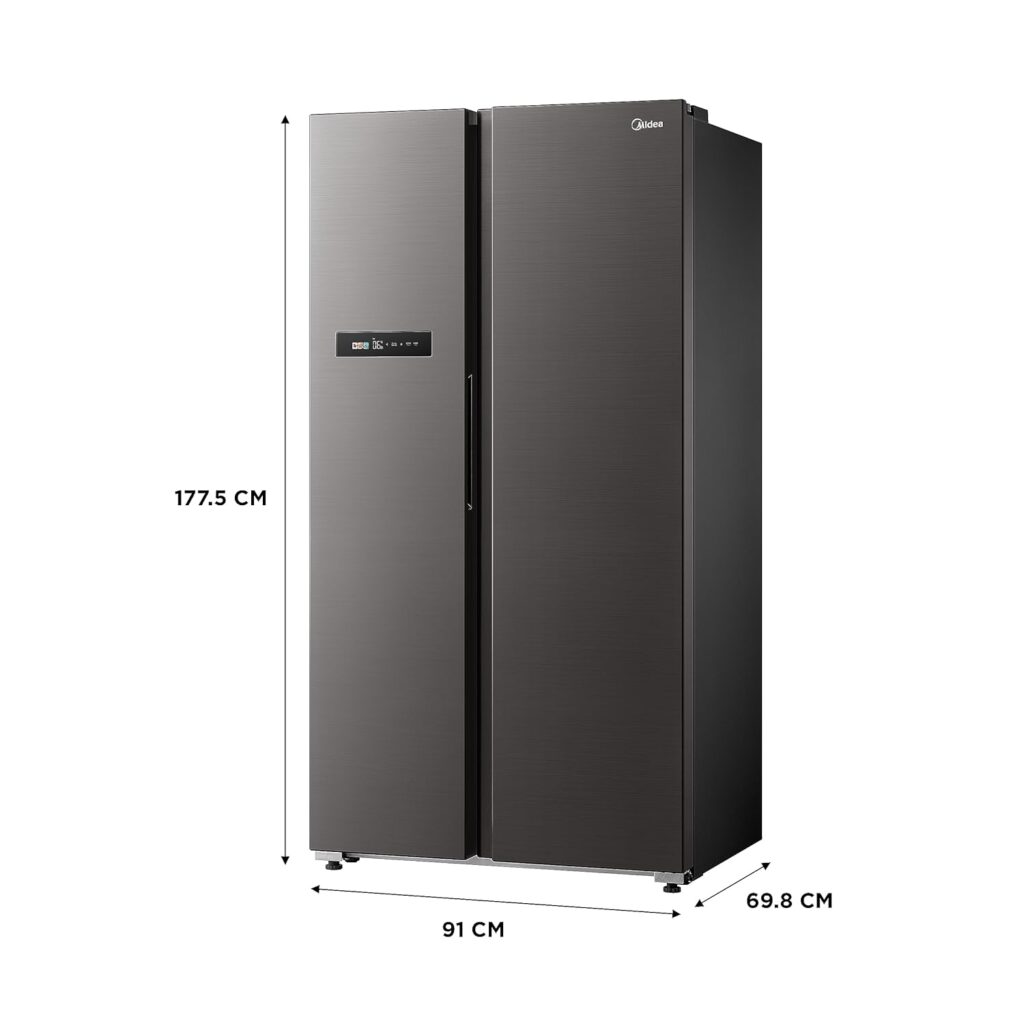 Midea 592 L Side By Side, Wi-Fi Double Door Refrigerator