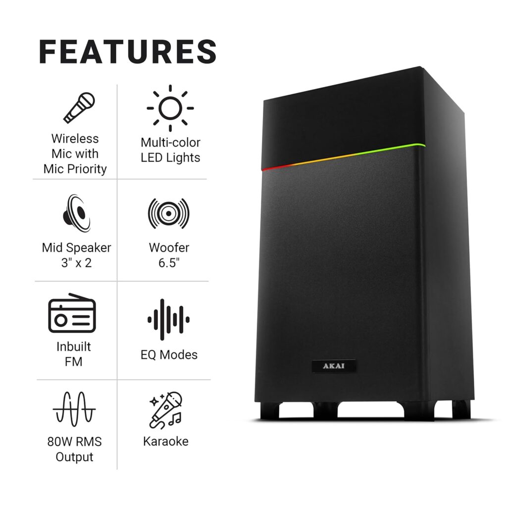 AKAI UB 80 Bluetooth Party Speaker